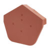 Timloc Dry Verge Ridge - Angled End Cap - Terracotta - 99147-265 x 240