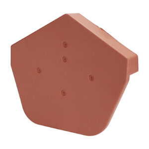 Timloc Dry Verge Ridge - Angled End Cap - Terracotta - 99147-265 x 240