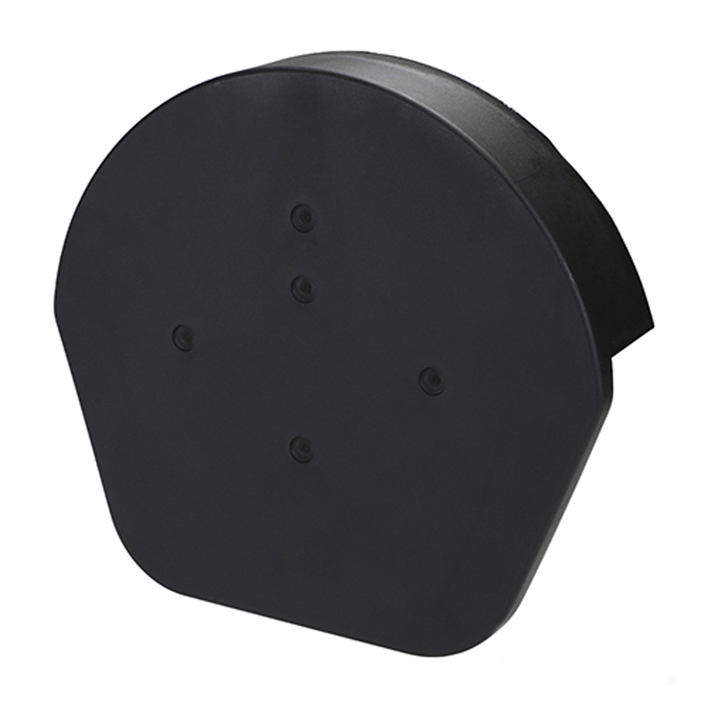 Timloc Dry Verge Ridge - Round End Cap - Black - 99150 265 x 240