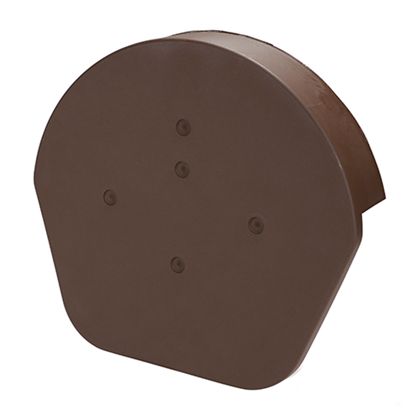 Timloc Dry Verge Ridge - Round End Cap - Brown - 99150 265 x 240