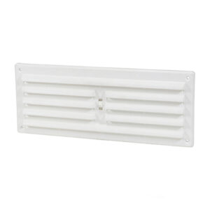 Timloc Internal Plastic Hit and Miss Louvre Grille Vent - White - 260 x 104