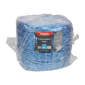 Timco - BR10220C - Blue Poly Rope - Long Coil - 10mm x 220m - 1 EA in Unit