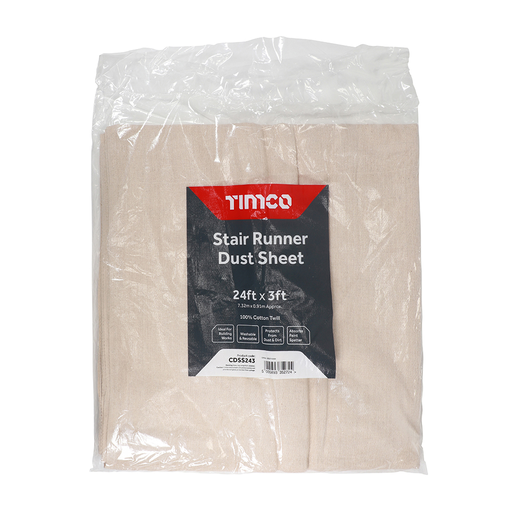 Shop Stair Runner Dust Sheet