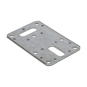 Timco Flat Connector Plates - Galvanised - 62 x 100 - Bag of 5 - FCP100