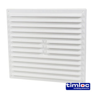 Timco - LOC1212W - Louvre Grille Vent White - 260 x 235 - 1 EA in Bag