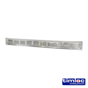 Timco - LOC1226A - Return Air Grille Aluminium - 648 x 60 - 1 EA in Bag