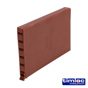 Timco - LOC1143BR - Cavity Wall Weep Vent Brown - 65 x 10 x 100 - 50 pieces in Box