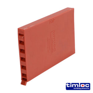 Timco - LOC1143TE - Cavity Wall Weep Vent Terra - 65 x 10 x 100 - 50 pieces in Box