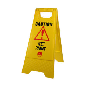 Timco A-Frame Safety Sign - Caution Wet Paint - 610 x 300 x 30 - 747654