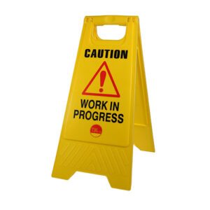 Timco A-Frame Safety Sign - Caution Work in Progress - 610 x 300 x 30 - 747159