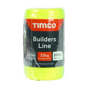 Timco Builders Line - Yellow - Tube 1.5mm x 100m - YBL100T