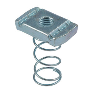 Timco - CNLG10Z - Channel Nut Long Spring BZP - M10 - 100 pieces in Box