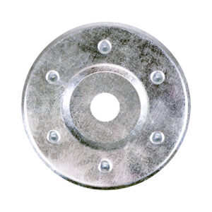 Timco Large Metal Insulation Discs - Galvanised 85mm - Box of 50