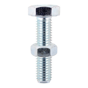 Shop Set Screw & Hex Nut - Zinc
