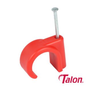 Timco - TALNCH22 - Nail In Pipe Clip - Red - 22mm - 100 pieces in Bag