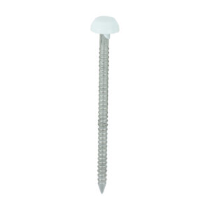 Timco - PP40W - Polymer Headed Pin WHITE - 40mm - 250 pieces in Box