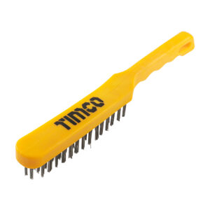 Timco - 4SBP - Plastic Handle Wire Brush - 4 Rows - 1 EA in Unit
