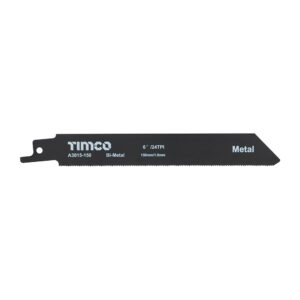 Timco - A3015-150 - Bi-Metal Sabre Blade for Metal - S922AF - 5 pieces in Pack