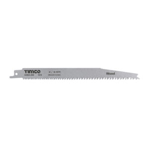 Timco Reciprocating Saw Blades - Wood Cutting - High Carbon Steel S2345X
