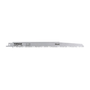 Timco Reciprocating Saw Blades - Wood Cutting - High Carbon Steel S1531L