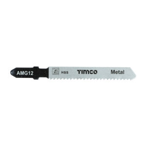 Timco - AMG12 - Jigsaw Blade for Metal - T118B - 5 pieces in Pack