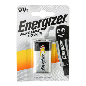 Energizer Alkaline Power 9V Battery 522 - Pack of 1 - ENR297409