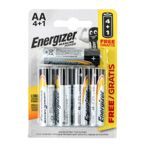 Energizer Alkaline Power Battery AA - Pack of 5 - ENR414974