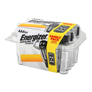 Energizer Alkaline Power Battery - Value Home Pack AAA - Pack of 24 - ENR414677
