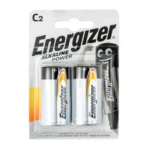 Energizer Alkaline Power Battery C E93 - Pack of 2 - ENR297324