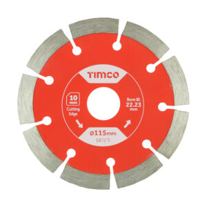 Timco General Purpose Diamond Blade - Segmented - 115 x 22.2 - Box of 1 - GPE115222