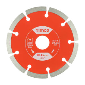 Timco General Purpose Diamond Blade - Segmented - 115 x 22.2 - Box of 3 - GPE115222SET