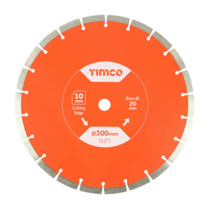 Timco General Purpose Diamond Blade - Segmented - 300 x 20.0 - Box of 1 - GPE30020