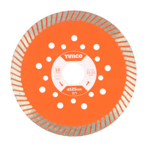 Timco Premium Diamond Blade - Turbo Continuous - 125 x 22.2 - MM125222