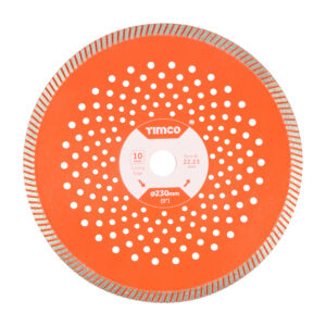 Timco Premium Diamond Blade - Turbo Continuous - 230 x 22.2 - MM230222