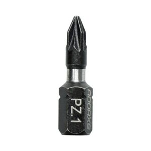 Timco - 1PZ25X6 - X6 Impact Pozi Driver Bit - No.1 x 25 - 10 pieces in Handy Bit Pack