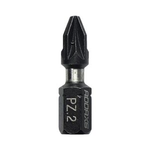 Timco - 2PZ25X6 - X6 Impact Pozi Driver Bit - No.2 x 25 - 10 pieces in Handy Bit Pack