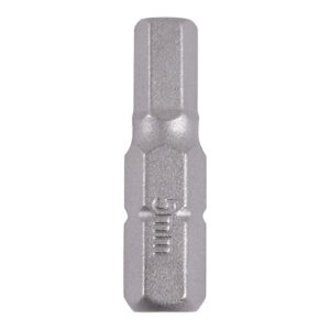 Timco - 5HX25GB - Hex Driver Bit - S2 Grey - 5.0 x 25 - 2 pieces in Blister Pack