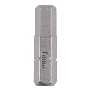 Timco - 6HX25GB - Hex Driver Bit - S2 Grey - 6.0 x 25 - 2 pieces in Blister Pack
