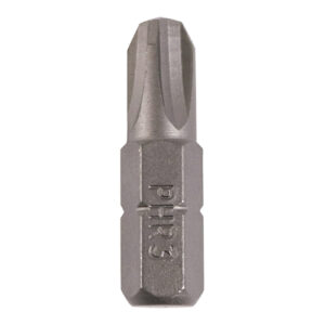 Timco - 3PH25PACK - Phillips Driver Bit - S2 Grey - No.3 x 25 - 10 pieces in Blister Pack