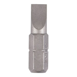 Timco - 6010SL25GB - Slotted Driver Bit - S2 Grey - 6.0 x 1.0 x 25 - 2 pieces in Blister Pack