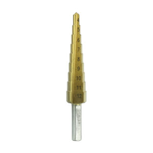 Timco - SD412 - Step Drill M2 HSS TiN - 4-12mm - 1 EA in Tube
