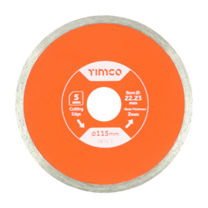 Timco General Purpose Tile & Ceramic Diamond Blade - Continuous - 115 x 22.2 - TE115222