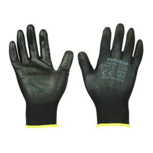 Durable Grip Gloves - PU Coated Polyester - Medium - Pack of 1 - 770249