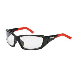 Sports Style Safety Glasses - Full Frame with Adjustable Temples