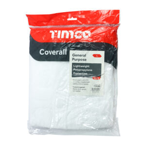 Timco PP Coverall White - Large - Pack of 1 - 770582