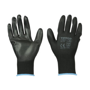 Timco Durable Grip Gloves - PU Coated Polyester  - X Large - Pack of 1 - 770649