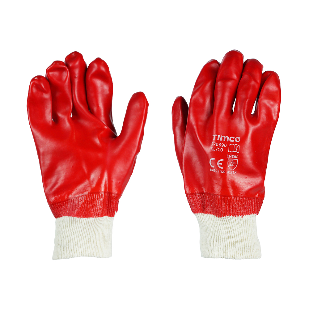 Shop PVC Gloves - PVC Coated Cotton Interlock