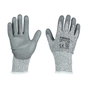 High Cut Gloves - PU Coated HPPE Fibre with Glass Fibre