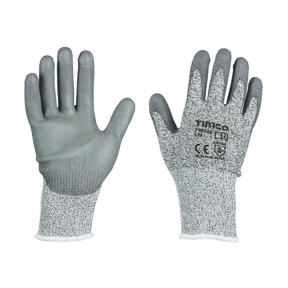Shop High Cut Gloves - PU Coated HPPE Fibre with Glass Fibre
