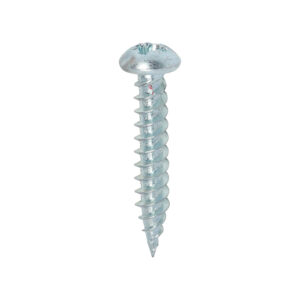 Timco Box of 200 x Twin Woodscrew PZ2 RND Zinc - 8 x 1 - 00081CRWZ
